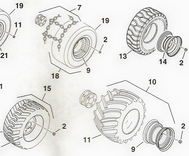 Toro Dingo Tires and Related Parts 2