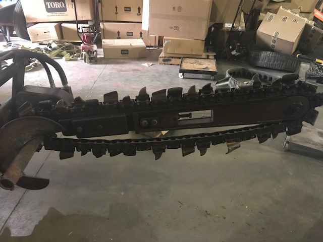 used toro dingo trencher attachment